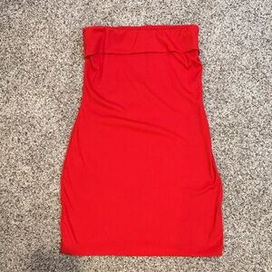 Amazon Red Mini Dress